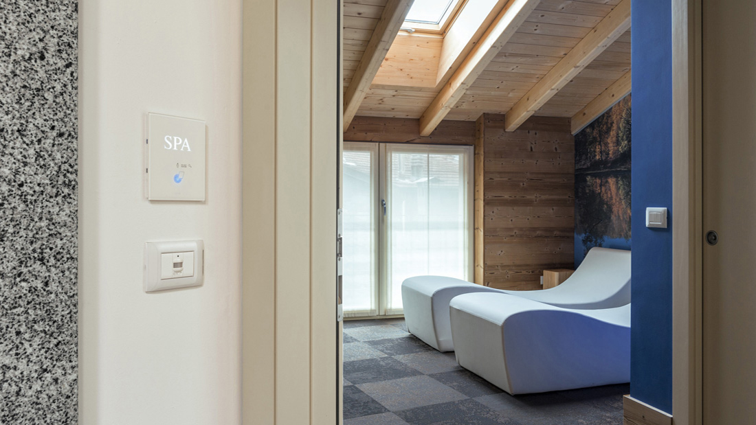 AVE hotel automation transforms the wellness area