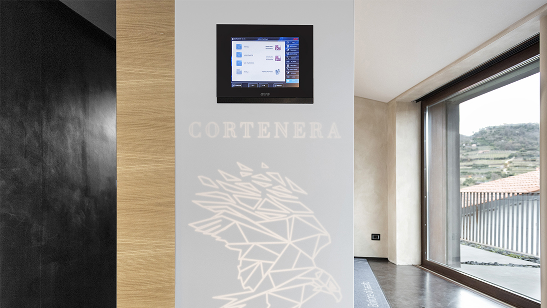 Ave Touch switches and home automation for the Cortenera Winery